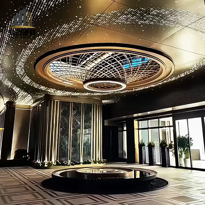 Artistic Perforated Luminous Aluminium Veneer